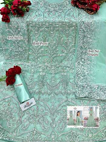 RAMSHA PRESENT R 285 NX EMBROIDERED PAKISTANI SUITS WHOLESALE