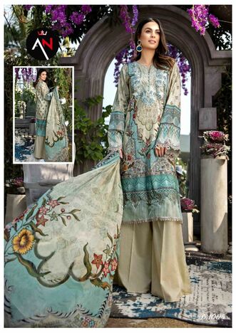 ASIFA NABEEL VOL 1 LUXURY LAWN COTTON PAKISTANI SUITS SURAT