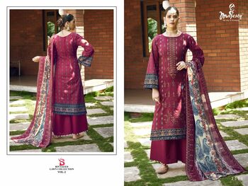 MAJESTY BIN SAEED LAWN COLLECTION VOL 2 EMBROIDERY PAKISTANI SUITS