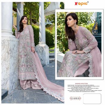 FEPIC ROSEMEEN C 1270 NET EMBROIDERY HANDWORK SUITS CATALOGUE