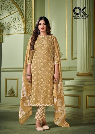 AL KARAM CHARIZMA SIGNATURE PRINTS COTTON KARACHI SUITS AT SURAT