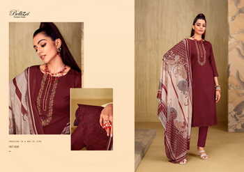 BELLIZA MUGHAL GARDEN PURE JAM EMBROIDERY SALWAR SUITS SUPPLIER SURAT