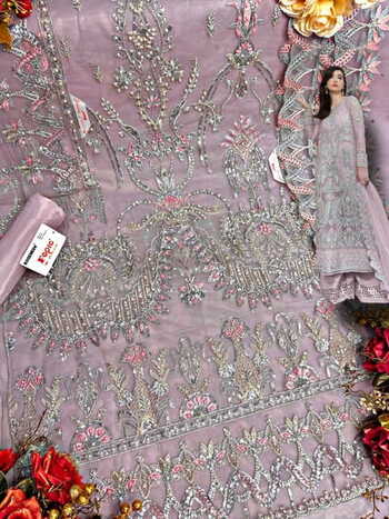 FEPIC ROSEMEEN C 1270 NET EMBROIDERY HANDWORK SUITS CATALOGUE