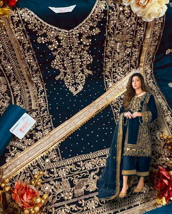 FEPIC ROSEMEEN C 1221 GEORGETTE PAKISTANI SUITS SURAT