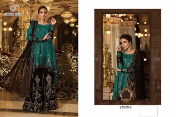 HOOR TEX 23025 A TO D FOX GEORGETTE SALWAR KAMEEZ