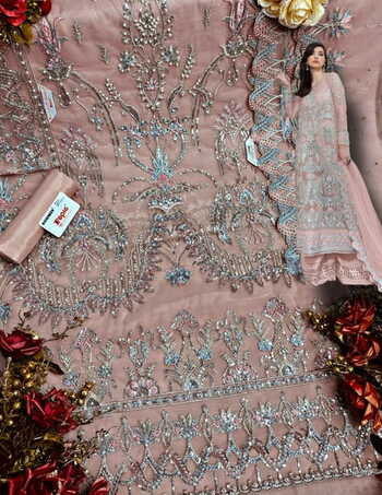 FEPIC ROSEMEEN C 1270 NET EMBROIDERY HANDWORK SUITS CATALOGUE