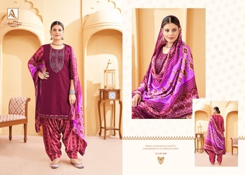 ALOK SUIT AMBER PATIYALA 3 EMBROIDERY SALWAR KAMEEZ WHOLESALER