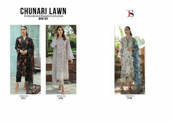 DEEPSY SUITS CHUNARI LAWN MINI NX EMBOIDERED DUPATTA COLLECTION