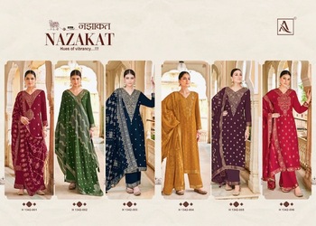 ALOK SUITS NAZAKAT PASHMINA SUITS AT BEST PRICE IN SURAT