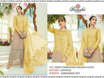 RANSHA MARIYA B NX PAKISTANI SUITS WHOLESALER