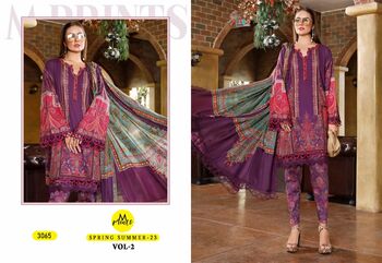 SHREE FABS M PRINTS SPRING SUMMER 23 VOL 2 COTTON PAKISTANI SUITS SURAT