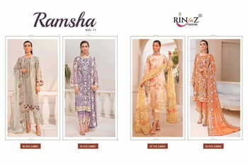 RINAZ RAMSHA VOL 11 PAKISTANI SUITS WHOLESALER SURAT