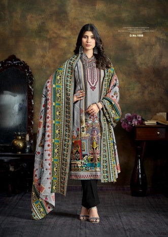 ROLI MOLI SAIBA PURE PASHMINA WINTER SUITS AT CHEAPEST PRICE