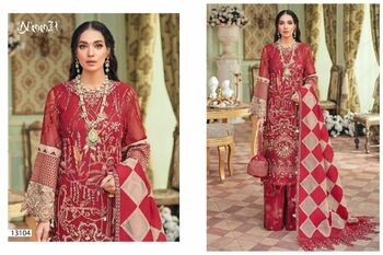 NOOR NUREH GEORGETTE PAKISTANI SUITS LATEST CATALOGUE