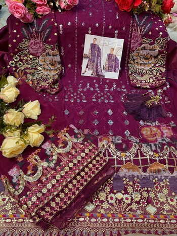 ZARQASH CHANTELLE Z 2025 PAKISTANI SUITS WHOLESALER