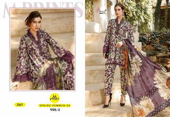 SHREE FABS M PRINTS SPRING SUMMER 23 VOL 2 COTTON PAKISTANI SUITS SURAT