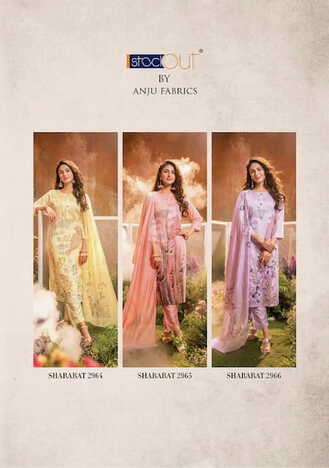 ANJU FABRICS SHARARAT VOL 4 KURTI WITH PANT DUPATTA LATEST CATALOGUE