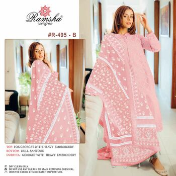 RAMSHA PRESENT R 495 NX PAKISTANI SUITS NEW CATALOGUE