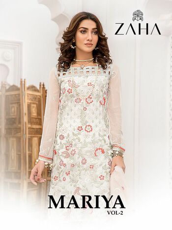 ZAHA MARIYA VOL 2 GEORGETTE WITH HEAVY EMBROIDEREY SUITS