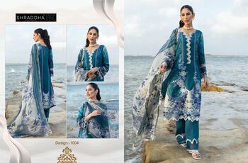 SHRADDHA NX QUEEN COURT NX VOL 1 DESIGNER PAKISTANI SUITS SURAT