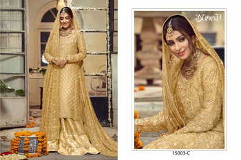 NOOR 15003 HIT COLOUR PAKISTANI SUITS LATEST CATALOGUE