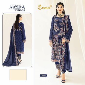 COSMOS AAYRA VOL 28 PAKISTANI SUITS SUPPLIER IN SURAT