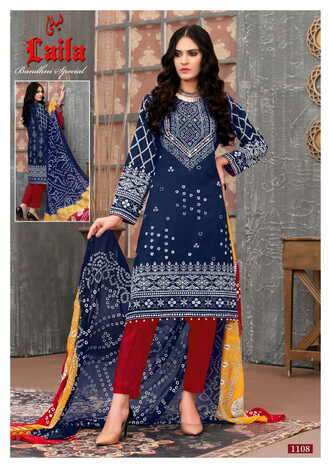 JALIYAN TEX LAILA PAKISTANI LAWN KARACHI SUITS WHOLESALER SURAT