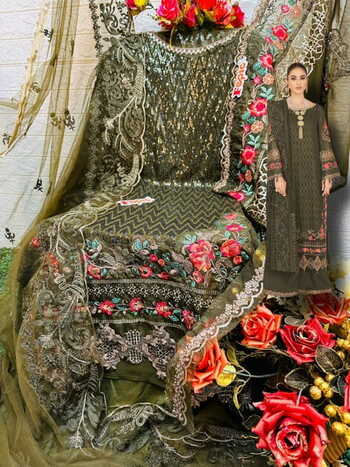 FEPIC ROSEMEEN C 1301 GEORGETTE PAKISTANI SUITS CATALOGUE