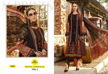 SHREE FABS M PRINTS SPRING SUMMER 23 VOL 2 COTTON PAKISTANI SUITS SURAT