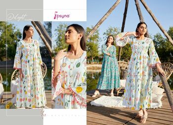 PSYNA DELIGHT FANCY GOWN STYLE KURTIS