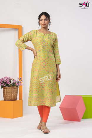 S4U GOLD VOL 5 MUSLIN LINING KURTIS ONLINE SUPPLIER SURAT