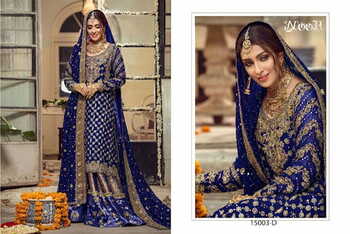 NOOR 15003 HIT COLOUR PAKISTANI SUITS LATEST CATALOGUE