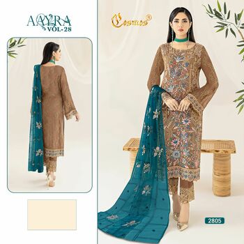 COSMOS AAYRA VOL 28 PAKISTANI SUITS SUPPLIER IN SURAT