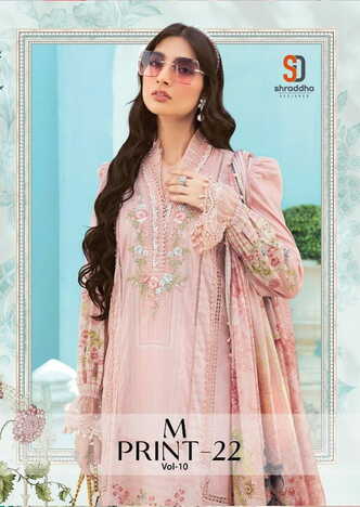 SHRADDHA M PRINTS VOL 10 PAKISTANI SUITS