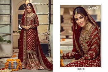 NOOR 15003 HIT COLOUR PAKISTANI SUITS LATEST CATALOGUE