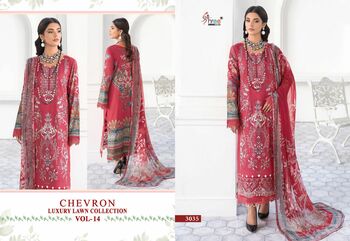 SHREE FABS CHEVRON LUXURY LAWN COLLECTION VOL 14 PAKISTANI SUITS SURAT