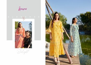 PSYNA DELIGHT FANCY GOWN STYLE KURTIS