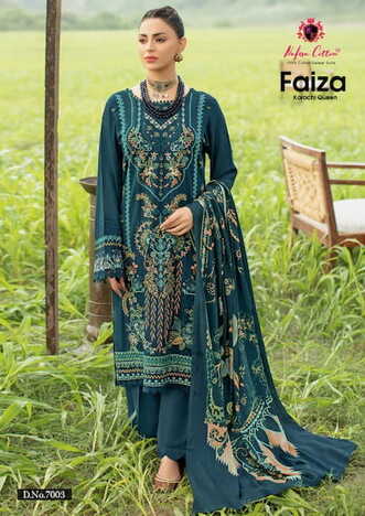 NAFISA COTTON FAIZA KARACHI QUEEN VOL 7 COTTON PRINTED KARACHI SUITS