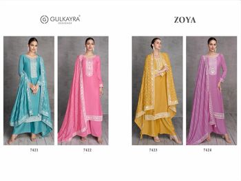 GULKAYRA DESIGNER ZOYA SALWAR KAMEEZ LATEST CATALOGUE