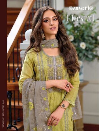 ZAVERI HASRAT HEAVY READYMADE SUITS MANUFACTURER