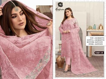 VS FASHION D.NO 1061 PAKISTANI GEORGETTE SUITS