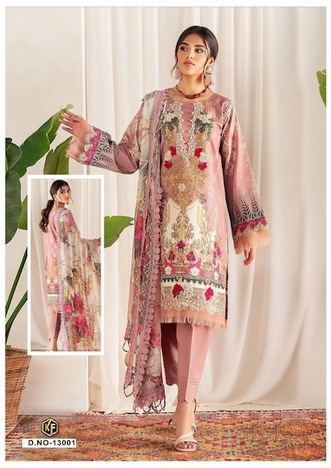 KEVAL FAB NOOR JAAN VOL 3 COTTON KARACHI SUITS MANUFACTURER 