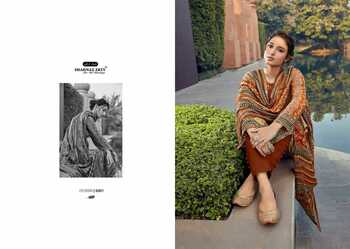 SHAHNAZ ARTS GULSHAN VOL 6 SABYASACHI STYLE PASHMINA WINTER SUITS CATALOGUE