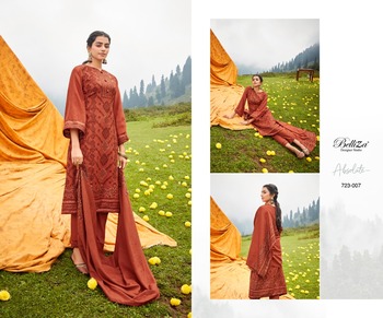 BELLIZA KUDRAT PASHMINA SALWAR SUITS LATEST CATALOGUE IN SURAT