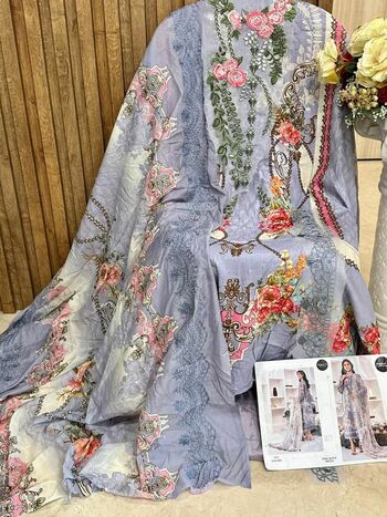 MEHBOOB TEX SANA SAFINAZ NEEDLE LAWN COTTON PRINT PAKISTANI SUITS SURAT