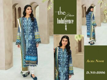 AGHA NOOR VOL 8 LUXURY LAWN COLLECTION PAKISTANI KARACHI SUITS