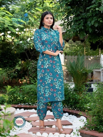 RADHIKA LIFESTYLE FLORAL VOL 1 APPLE CUT KURTIS MANUFACTURER 