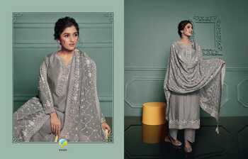 VINAY KASEESH SAANVI DOLA THREAD EMBROIDERED SUITS AT SURAT