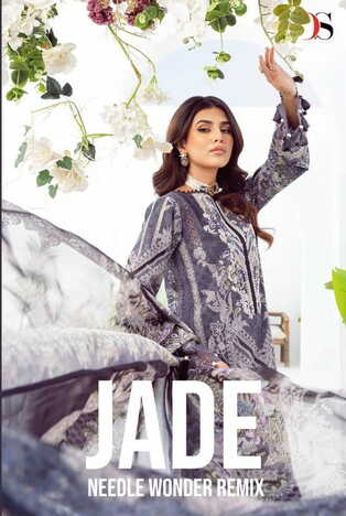 DEEPSY SUITS JADE NEEDLE WONDER REMIX COTTON PRINT PAKISTANI SUITS SURAT