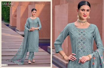 LILY & LALI CHIKANKARI VOL 2 DESIGNER KURTIS MANUFACTURER 